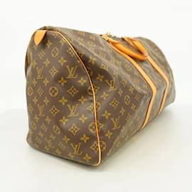 Louis Vuitton-Louis Vuitton Monogram Keepall 55 Boston Bag-Brown