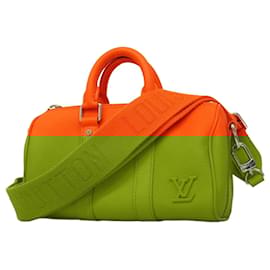 Louis Vuitton-Louis Vuitton Aerogram Keepall XS Shoulder Bag-Orange