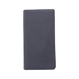Louis Vuitton-Louis Vuitton Taiga Porte-Valeur Carte Credit M30392 Billfold-Grey