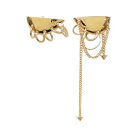 Louis Vuitton-Louis Vuitton Bouche de Reuil Vionic M65154 Earrings-Golden