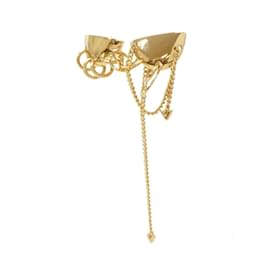 Louis Vuitton-Louis Vuitton Bouche de Reuil Vionic M65154 Earrings-Golden