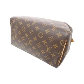 Louis Vuitton-Louis Vuitton Monogram Speedy 25cm Boston Bag-Brown,Monogram