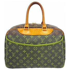 Louis Vuitton-Louis Vuitton Monogram Deauville Handbag-Brown