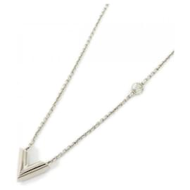 Louis Vuitton-Louis Vuitton Essential V Necklace-Silvery