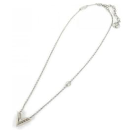 Louis Vuitton-Louis Vuitton Essential V Necklace-Silvery
