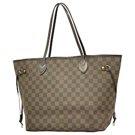 Louis Vuitton-Louis Vuitton Damier Neverfull MM Tote Bag-Damier ebene