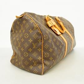 Louis Vuitton-Louis Vuitton Monogram Keepall 50 Boston Bag-Brown