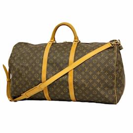 Louis Vuitton-Louis Vuitton Boston Bag Monogram Keepall Bandouliere 60-Brown