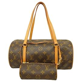 Louis Vuitton-Louis Vuitton Monogram Papillon 30 Handbag-Brown