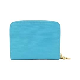 Louis Vuitton-Louis Vuitton Epi Zippy Coin Purse-Blue