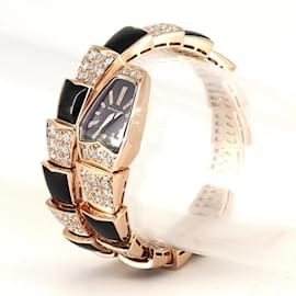 Bulgari-Bvlgari Serpenti Pink Gold Diamond Wristwatch-Other