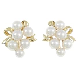 Mikimoto-Mikimoto Akoya Pearl Clip Earrings-Other