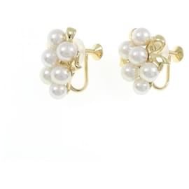 Mikimoto-Mikimoto Akoya Pearl Clip Earrings-Other