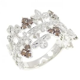 Mikimoto-Mikimoto 18K White Gold Diamond Band Ring-Other
