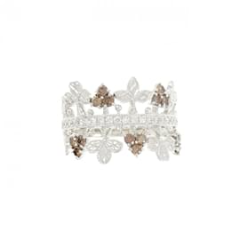 Mikimoto-Mikimoto 18K White Gold Diamond Band Ring-Other