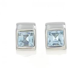 Autre Marque-Ponte Vecchio Blue Topaz Hoop Earrings-Other