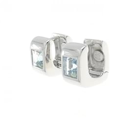 Autre Marque-Ponte Vecchio Blue Topaz Hoop Earrings-Other