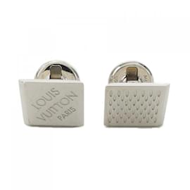 Louis Vuitton-Louis Vuitton Silver Cufflinks-Silvery