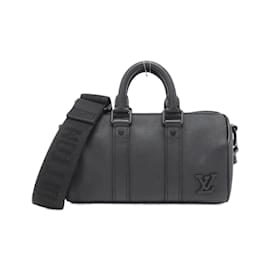 Louis Vuitton-Louis Vuitton LV Aerogram Keepall XS M80950 Boston Bag-Black
