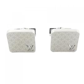 Louis Vuitton-Louis Vuitton Silver Cufflinks-Silvery