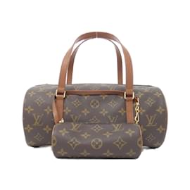 Louis Vuitton-Louis Vuitton Monogram Papillon 30cm Handbag-Brown,Monogram