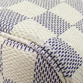 Louis Vuitton-Louis Vuitton Damier Azur Neverfull MM Handbag-Blue,Other