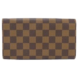 Louis Vuitton-Louis Vuitton Damier Portefeuille Sarah N61734 Wallet-Damier ebene