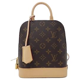 Louis Vuitton-Louis Vuitton Monogram Alma Backpack-Brown