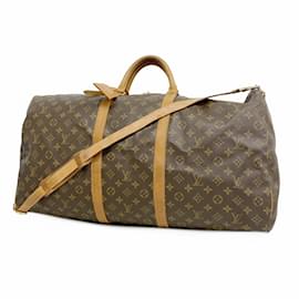 Louis Vuitton-Louis Vuitton Boston Bag Monogram Keepall Bandouliere 60-Brown