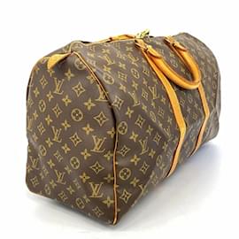 Louis Vuitton-Louis Vuitton Monogram Keepall 50 Boston Bag-Brown