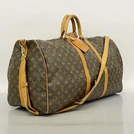 Louis Vuitton-Louis Vuitton Boston Bag Monogram Keepall Bandouliere 60-Brown