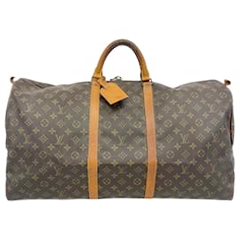 Louis Vuitton-Louis Vuitton Boston Bag Monogram Keepall 60-Brown