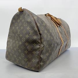 Louis Vuitton-Louis Vuitton Boston Bag Monogram Keepall 60-Brown