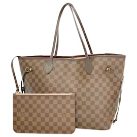 Louis Vuitton-Louis Vuitton Damier Neverfull MM Tote Bag-Pink,Damier ebene