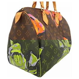 Louis Vuitton-Louis Vuitton Monogram Rose Speedy 30 Handbag-Brown