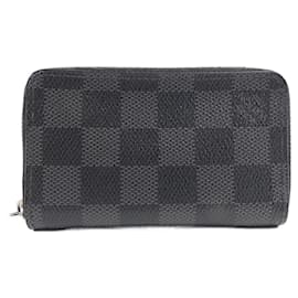 Louis Vuitton-Louis Vuitton Damier Graphite Zippy Coin Purse-Damier ebene
