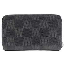 Louis Vuitton-Louis Vuitton Damier Graphite Zippy Coin Purse-Damier ebene