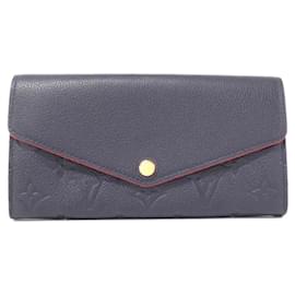 Louis Vuitton-Louis Vuitton Monogram Empreinte Portefeuille Sarah M62125 Wallet-Red