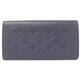 Louis Vuitton-Louis Vuitton Monogram Empreinte Portefeuille Sarah M62125 Wallet-Red