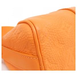 Louis Vuitton-Louis Vuitton Taurillon Monogram Keepall Bandouliere 25cm Boston Bag-Orange
