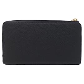 Louis Vuitton-Louis Vuitton Taurillon Portefeuille Comet M63102 Wallet-Black