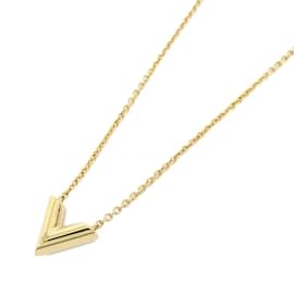 Louis Vuitton-Louis Vuitton Essential V Necklace-Golden