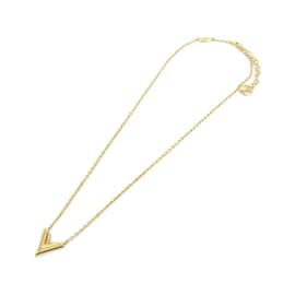 Louis Vuitton-Louis Vuitton Essential V Necklace-Golden
