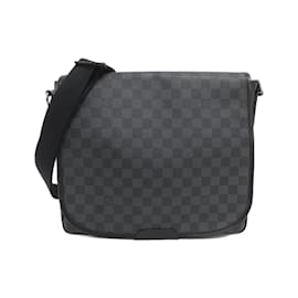 Louis Vuitton-Louis Vuitton Damier Graphite Daniel MM Shoulder Bag-Damier ebene