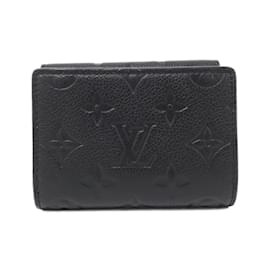 Louis Vuitton-Louis Vuitton Monogram Empreinte Portefeuille Metis Compact Wallet-Black