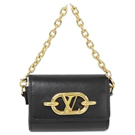 Louis Vuitton-Louis Vuitton Bijoux Sac Earphone Holder-Black