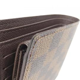 Louis Vuitton-Louis Vuitton Damier Portefeuille Marco Wallet-Damier ebene