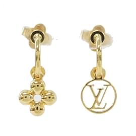 Louis Vuitton-Louis Vuitton Blooming Earrings M64859-Golden