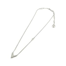 Louis Vuitton-Louis Vuitton Essential V Necklace-Silvery