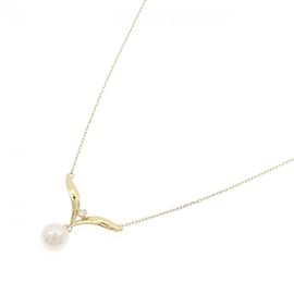 Mikimoto-Mikimoto Akoya Pearl Necklace-Golden